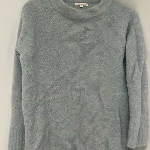 Ann Mashburn Light Blue Cowl Neck Sweater